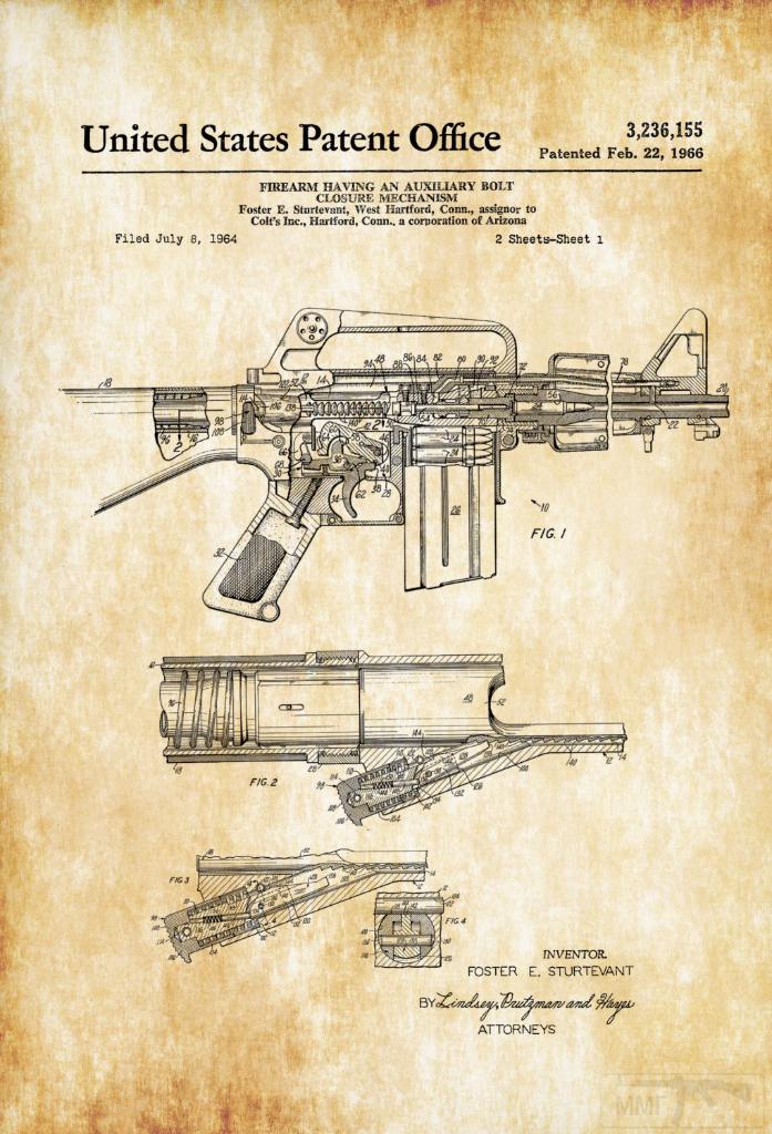 10534 - Семейство Armalite / Colt AR-15 / M16 M16A1 M16A2 M16A3 M16A4