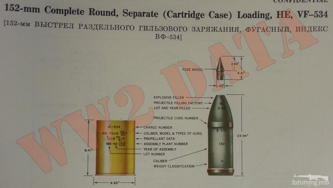 122798 - вопрос по гильзе 152мм