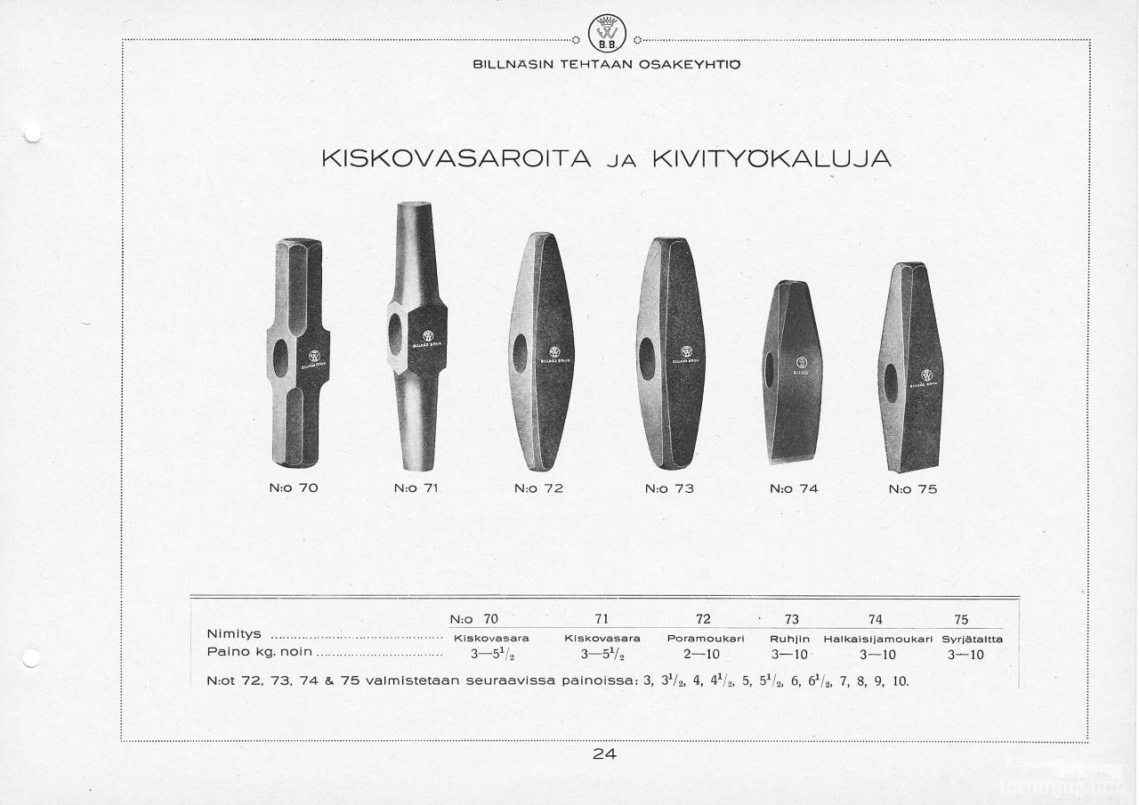 124315 - Каталог Billnas 1928 року, сокіри і не тільки.