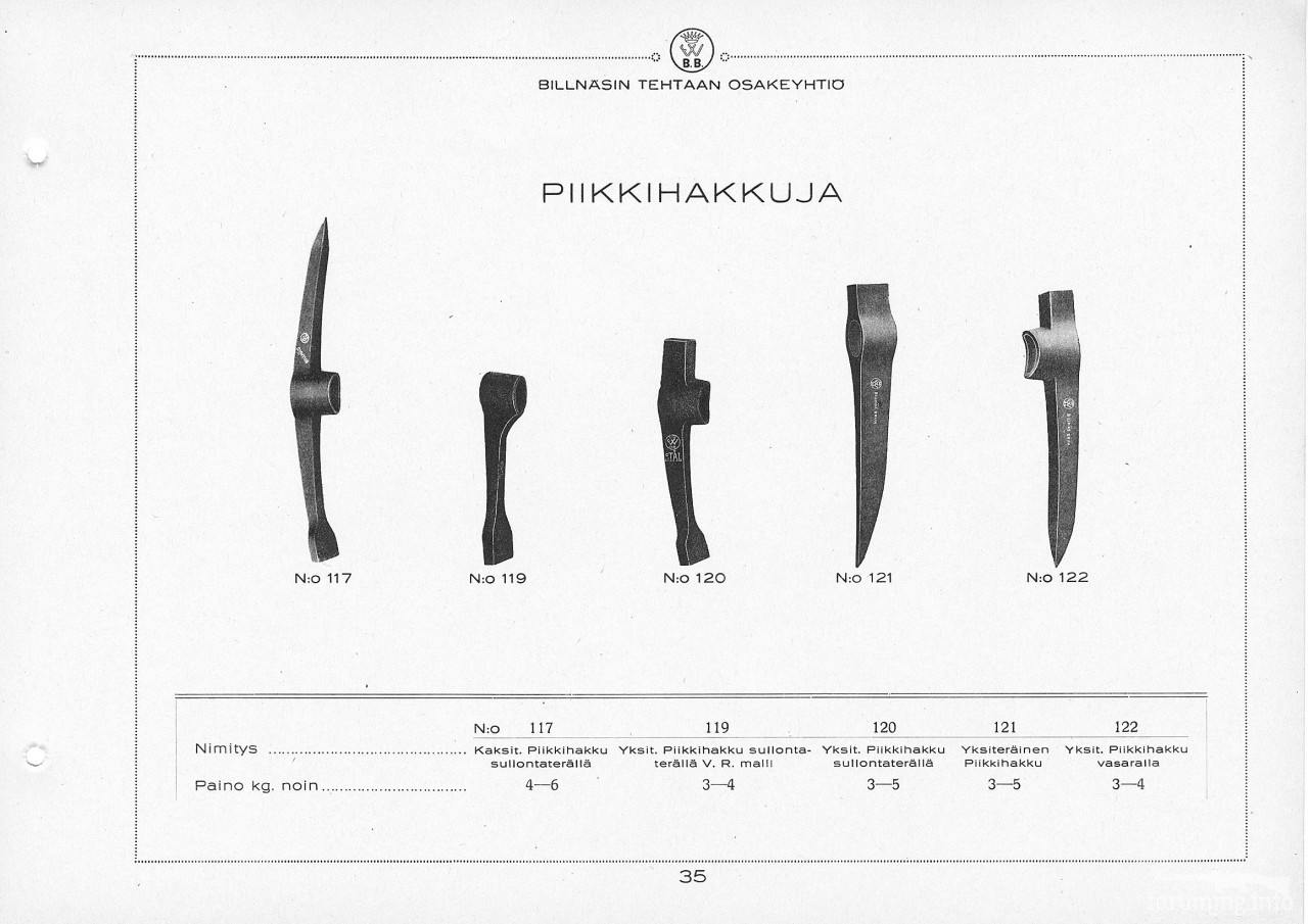 124326 - Каталог Billnas 1928 року, сокіри і не тільки.