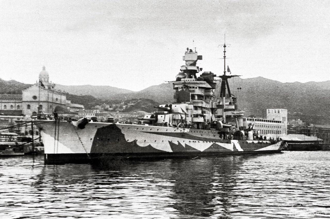 125413 - Regia Marina - Italian Battleships Littorio Class и другие...