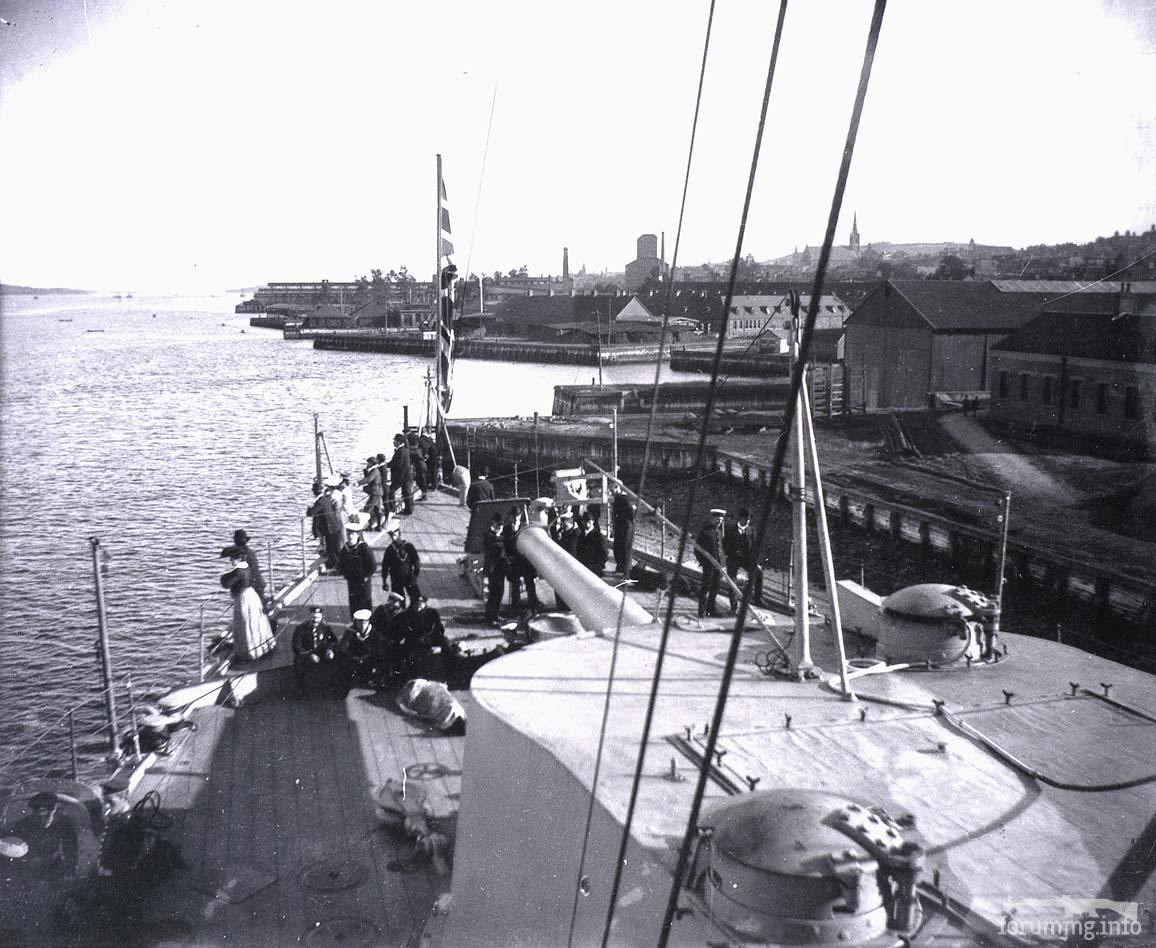 126442 - Броненосный крейсер HMS Drake в Галифаксе, 1905 г.