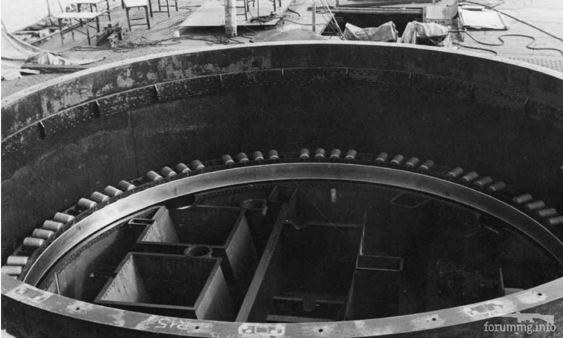 127592 - Погон башни главного калибра линкора Littorio, 1938 г.
