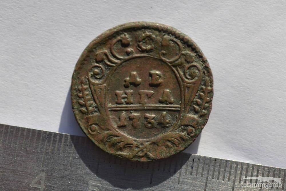 159377 - Интересные проходы деньга-полушка 1730-54 гг. на аукционах.