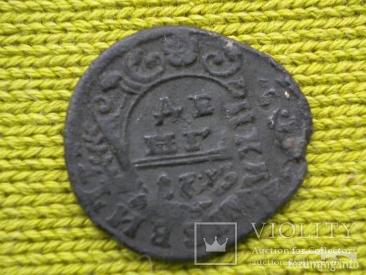 159550 - Интересные проходы деньга-полушка 1730-54 гг. на аукционах.