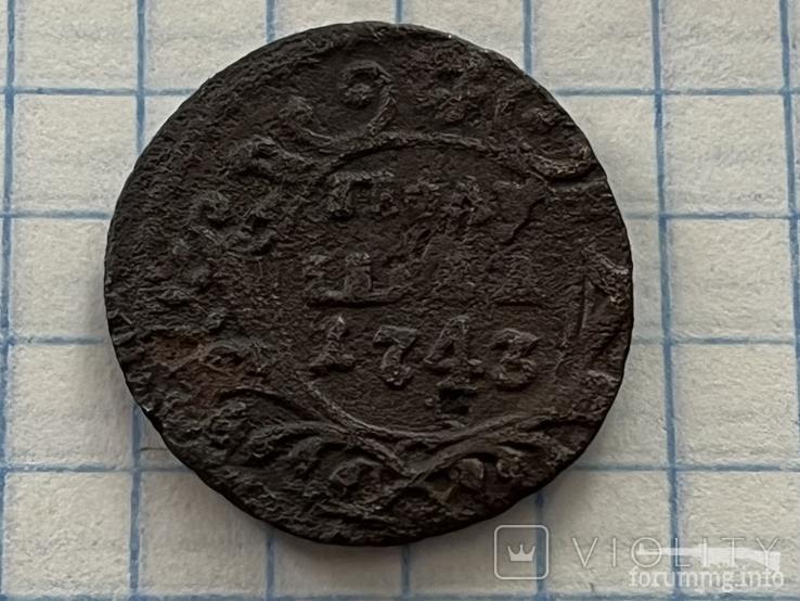 161705 - Интересные проходы деньга-полушка 1730-54 гг. на аукционах.
