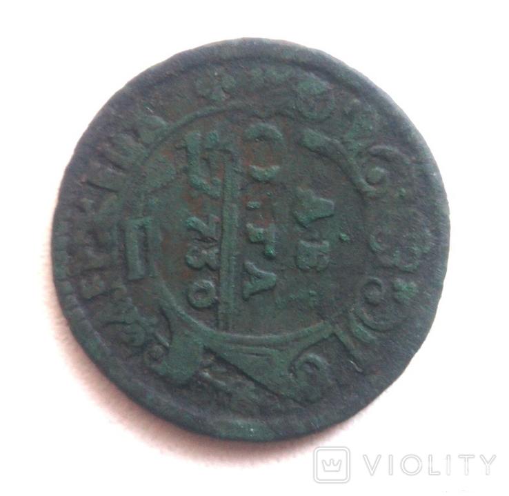 162144 - Интересные проходы деньга-полушка 1730-54 гг. на аукционах.