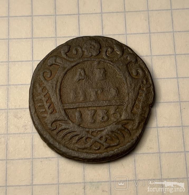 163472 - Интересные проходы деньга-полушка 1730-54 гг. на аукционах.