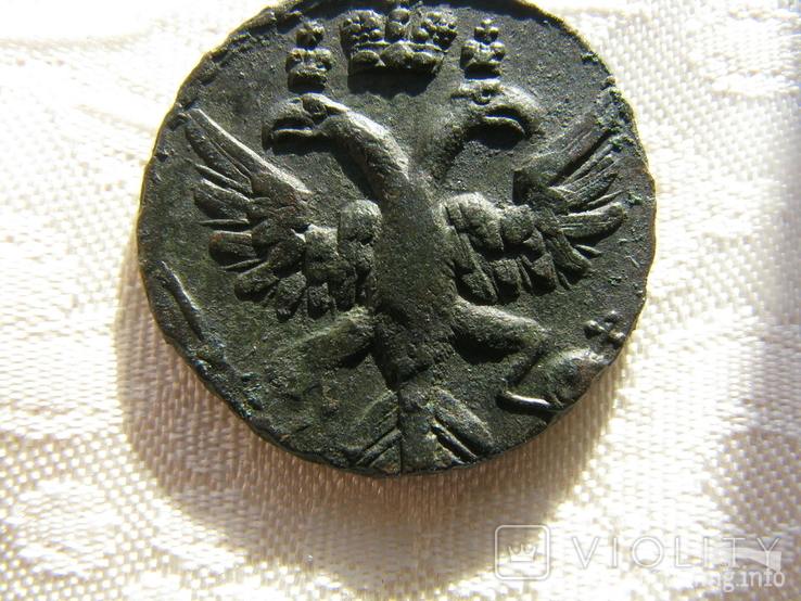 163519 - Интересные проходы деньга-полушка 1730-54 гг. на аукционах.
