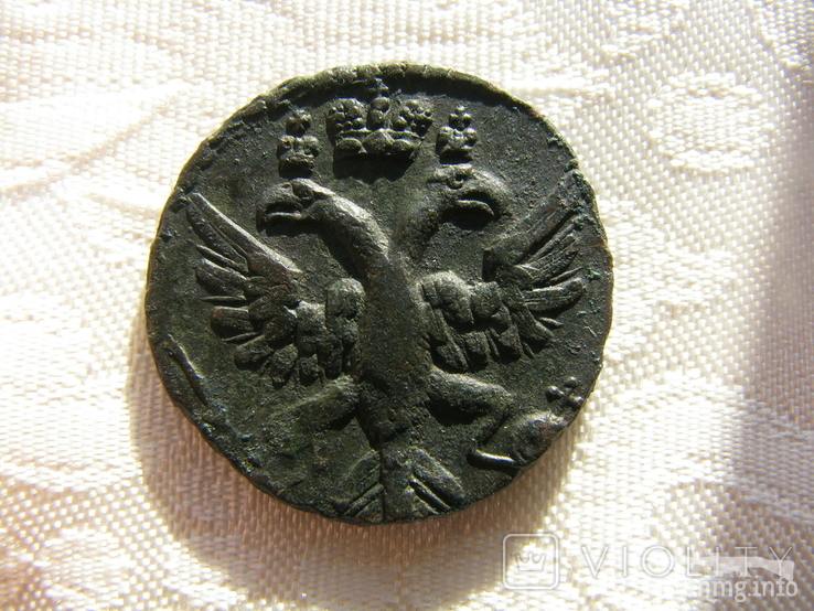 163521 - Интересные проходы деньга-полушка 1730-54 гг. на аукционах.