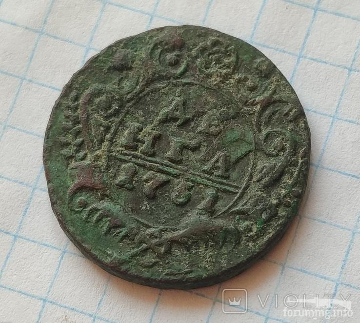 163916 - Интересные проходы деньга-полушка 1730-54 гг. на аукционах.