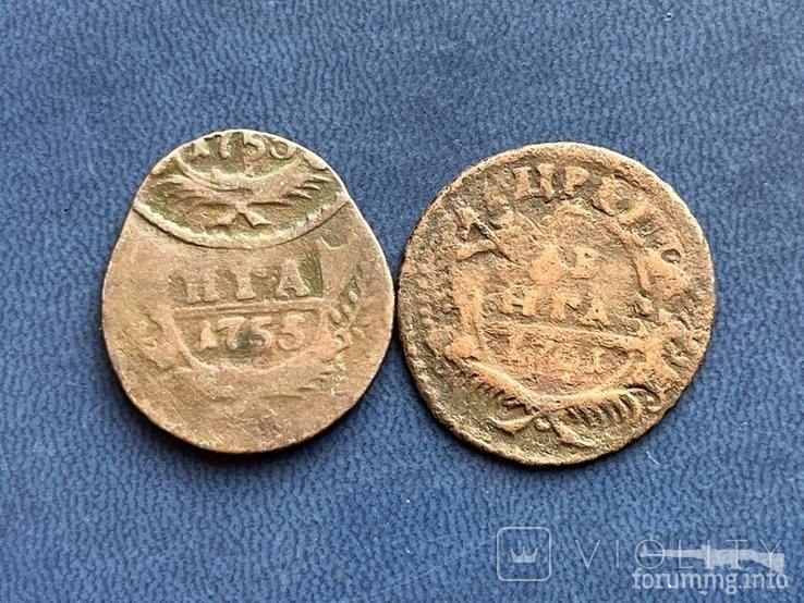 163935 - Интересные проходы деньга-полушка 1730-54 гг. на аукционах.