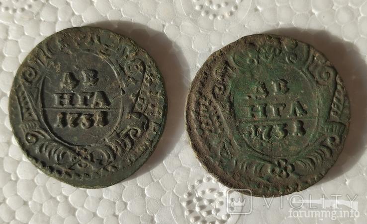 164343 - Интересные проходы деньга-полушка 1730-54 гг. на аукционах.