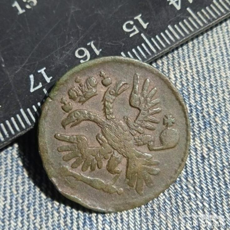 164847 - Интересные проходы деньга-полушка 1730-54 гг. на аукционах.