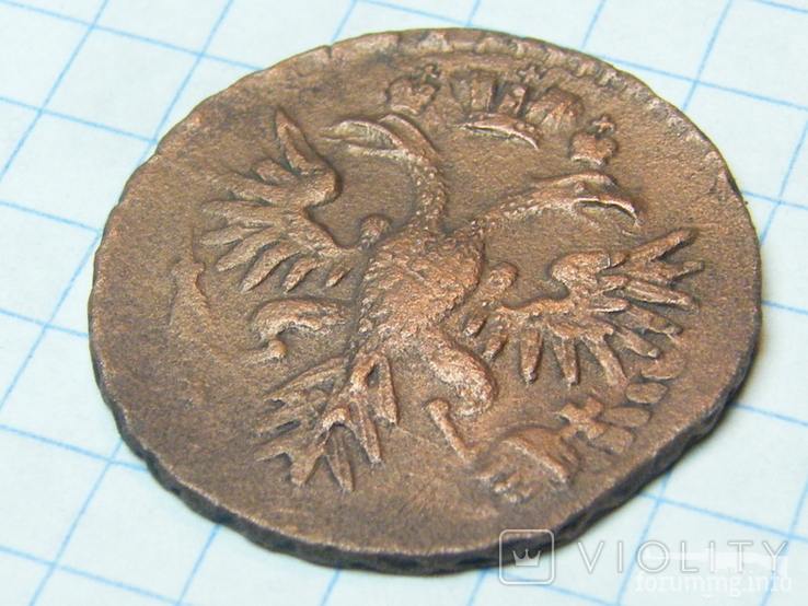 164880 - Интересные проходы деньга-полушка 1730-54 гг. на аукционах.