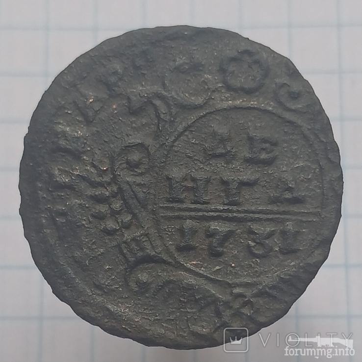 166548 - Интересные проходы деньга-полушка 1730-54 гг. на аукционах.