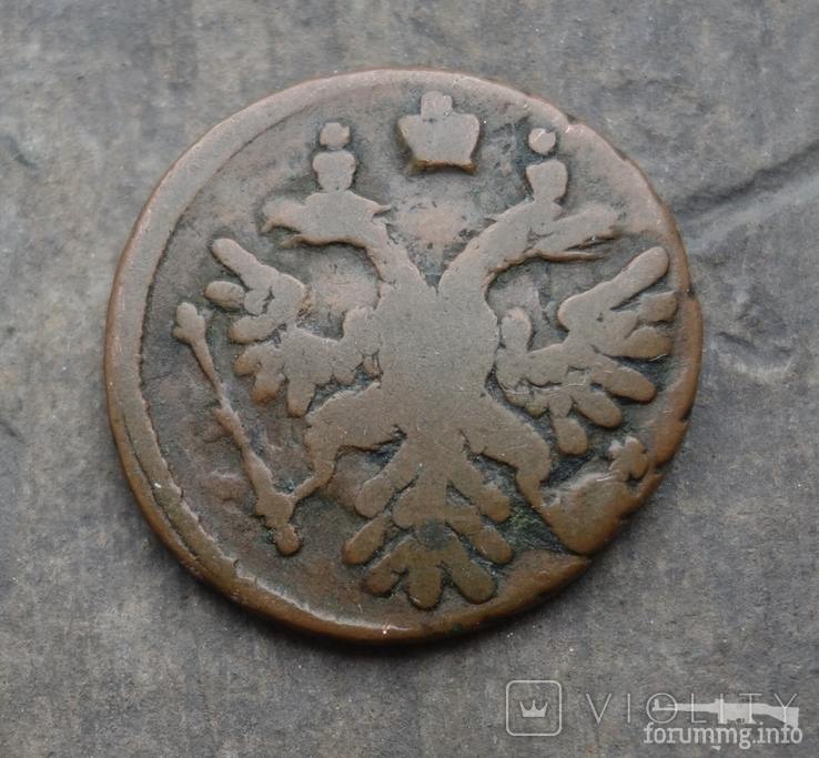 166718 - Интересные проходы деньга-полушка 1730-54 гг. на аукционах.