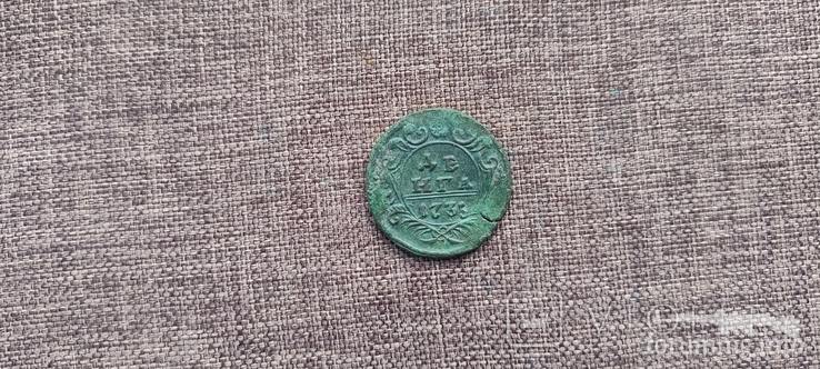 167184 - Интересные проходы деньга-полушка 1730-54 гг. на аукционах.