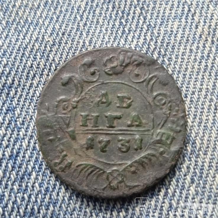 167474 - Интересные проходы деньга-полушка 1730-54 гг. на аукционах.