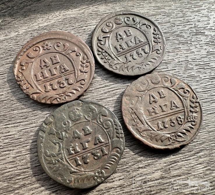 167522 - Интересные проходы деньга-полушка 1730-54 гг. на аукционах.