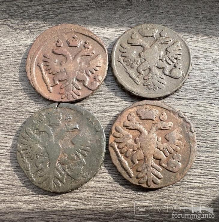 167524 - Интересные проходы деньга-полушка 1730-54 гг. на аукционах.