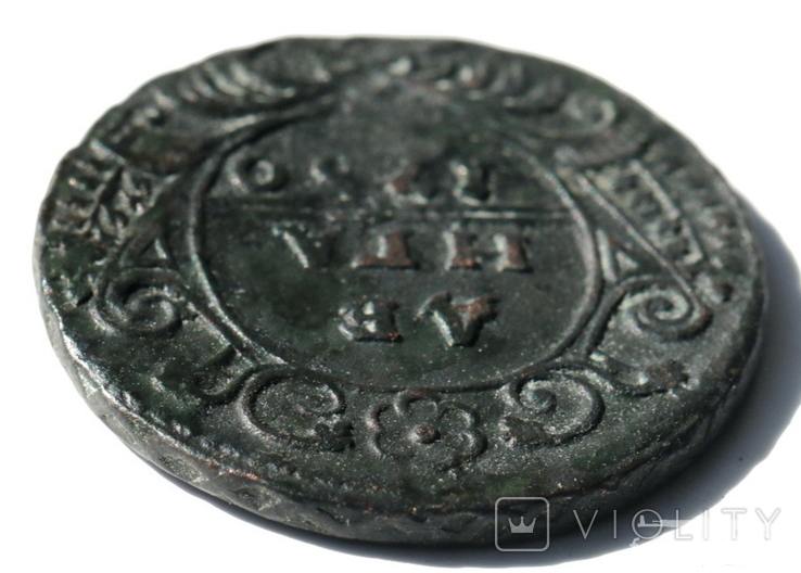 167916 - Интересные проходы деньга-полушка 1730-54 гг. на аукционах.