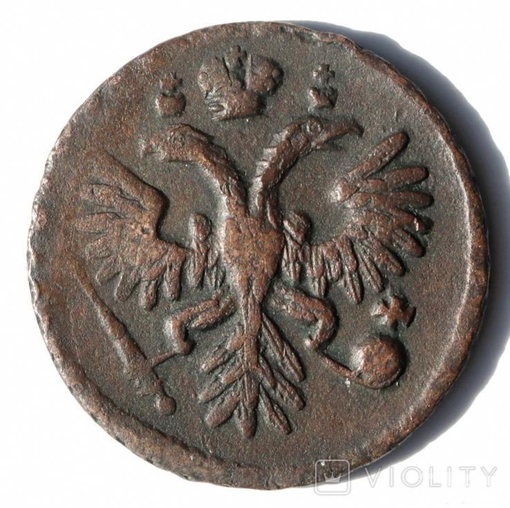 168260 - Интересные проходы деньга-полушка 1730-54 гг. на аукционах.