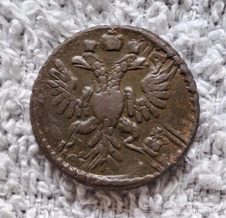 168443 - Интересные проходы деньга-полушка 1730-54 гг. на аукционах.