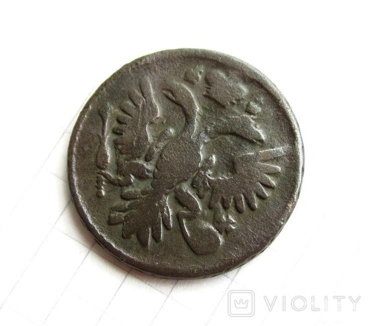 169168 - Интересные проходы деньга-полушка 1730-54 гг. на аукционах.