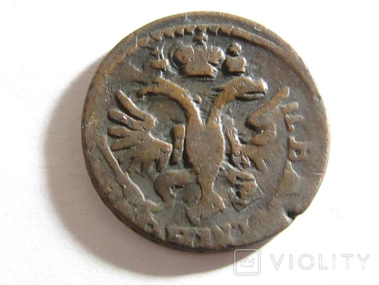 169229 - Интересные проходы деньга-полушка 1730-54 гг. на аукционах.
