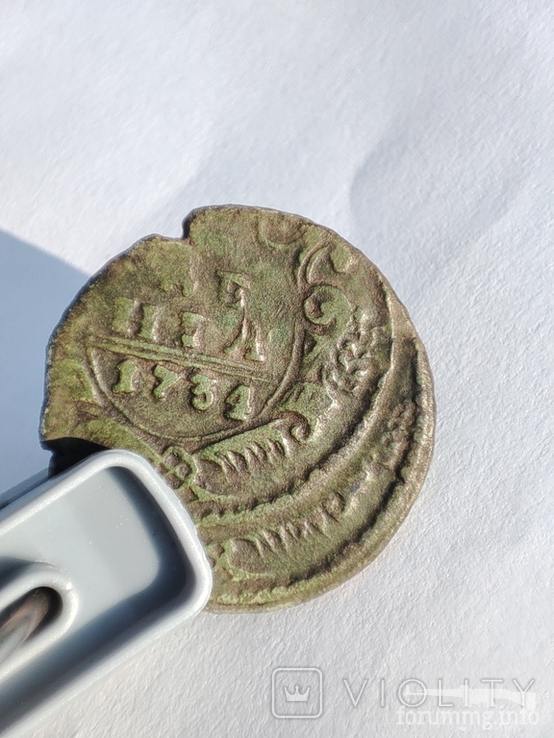 169248 - Интересные проходы деньга-полушка 1730-54 гг. на аукционах.