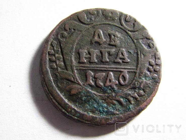 169652 - Интересные проходы деньга-полушка 1730-54 гг. на аукционах.
