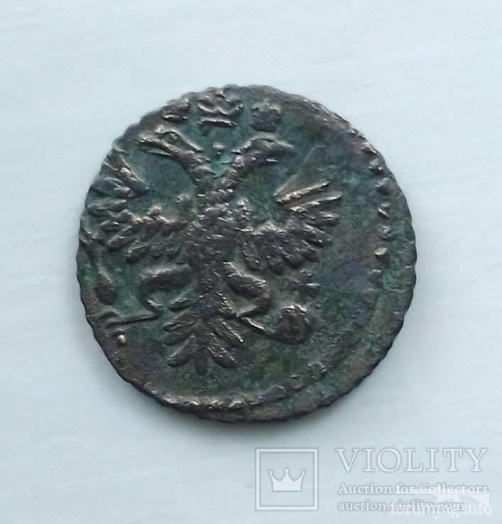 169967 - Интересные проходы деньга-полушка 1730-54 гг. на аукционах.