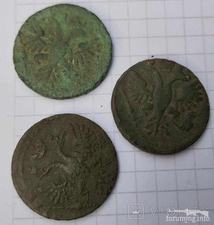 170190 - Интересные проходы деньга-полушка 1730-54 гг. на аукционах.