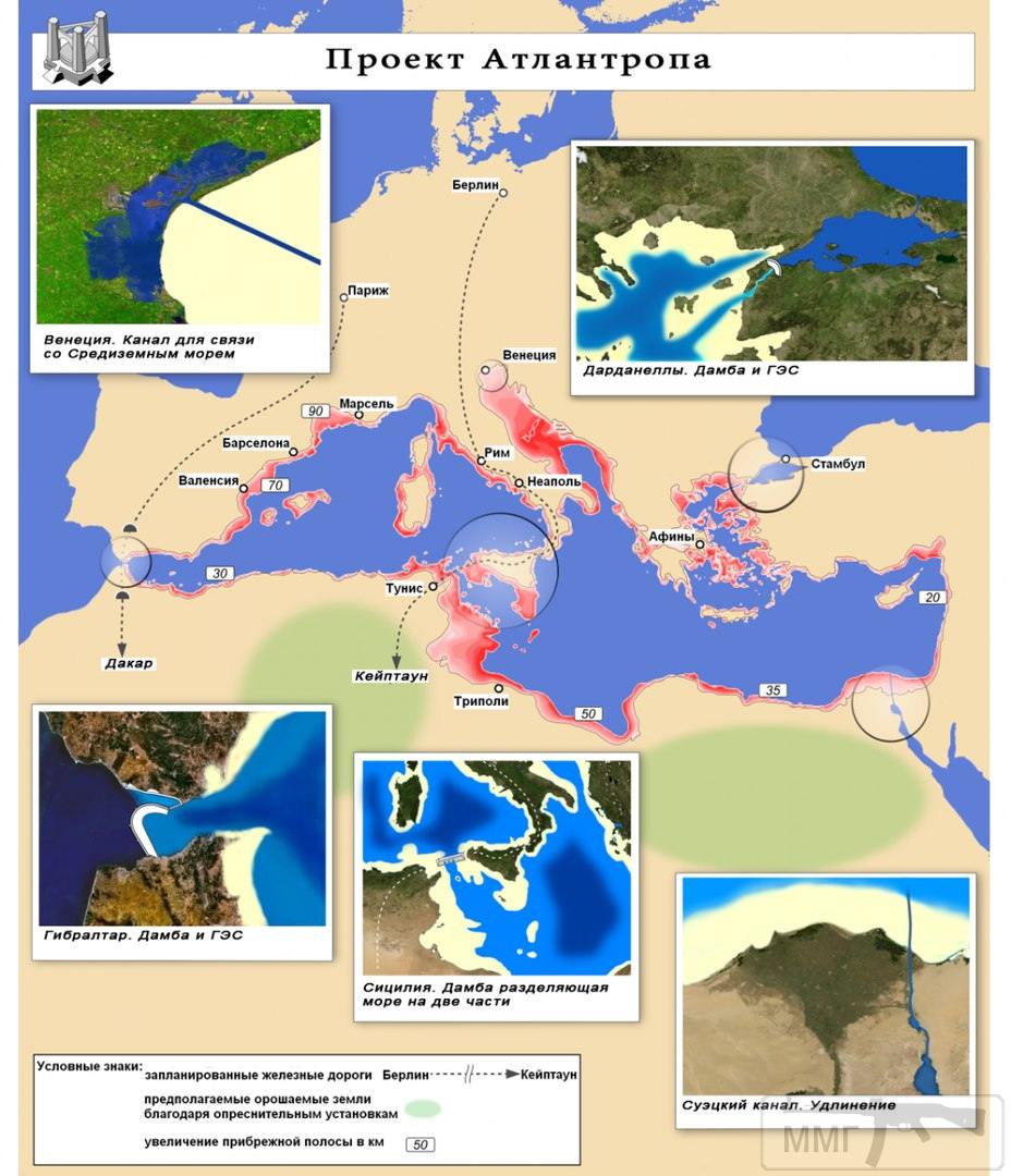 28121 - Проект Атлантропа: как осушить Средиземное море и зачем это надо