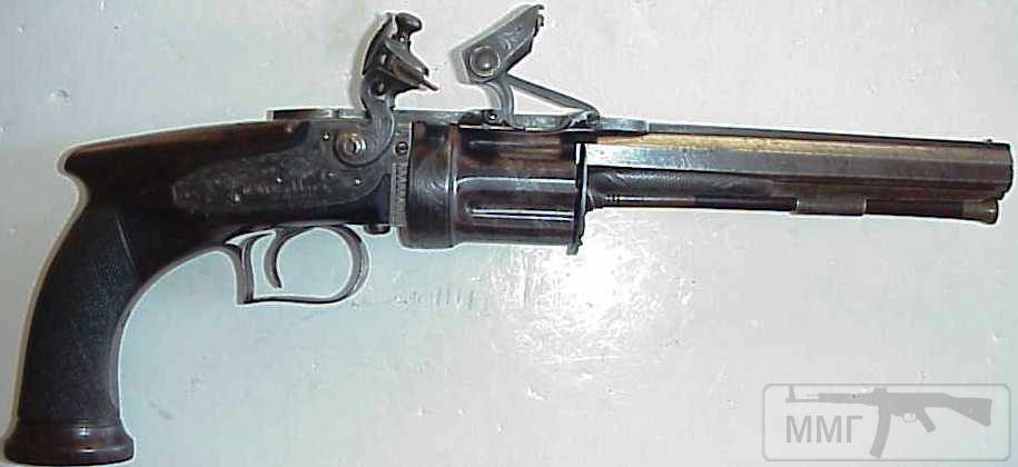 32655 - Кремневый револьвер Коллиера (Collier Flintlock Revolver).