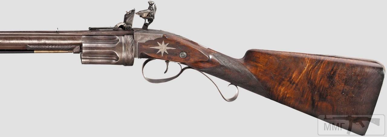 32661 - Кремневый револьвер Коллиера (Collier Flintlock Revolver).