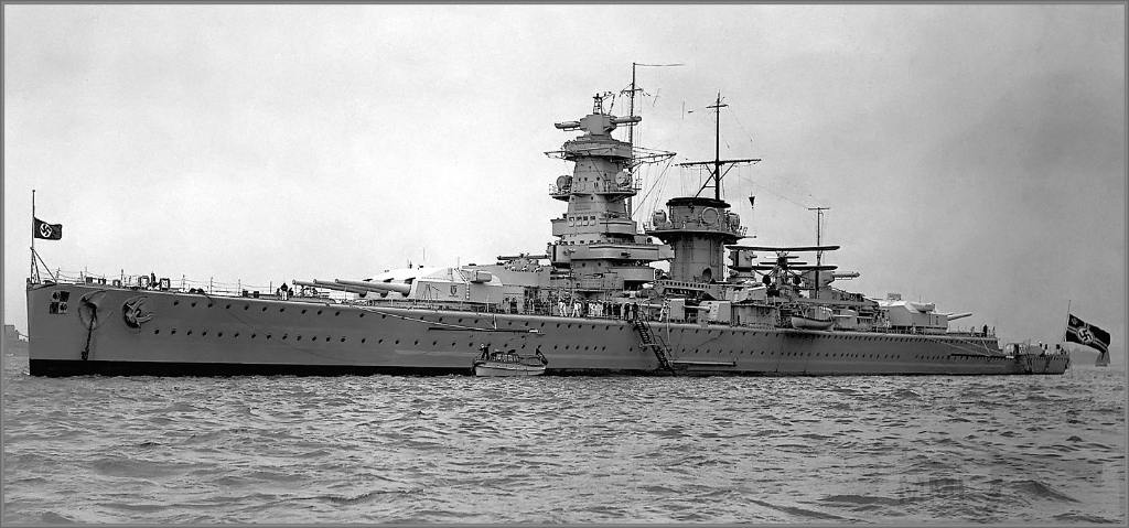 4035 - German heavy cruiser/pocket battleship Admiral Graf Spee, Spithead, May 1937