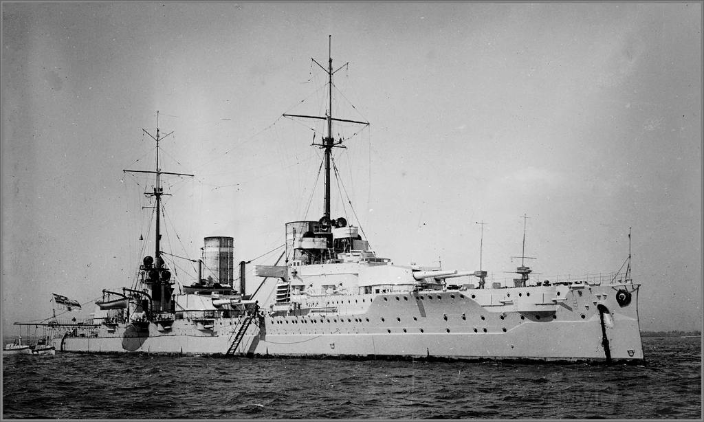 4037 - German battlecruiser SMS Von der Tann circa 1911