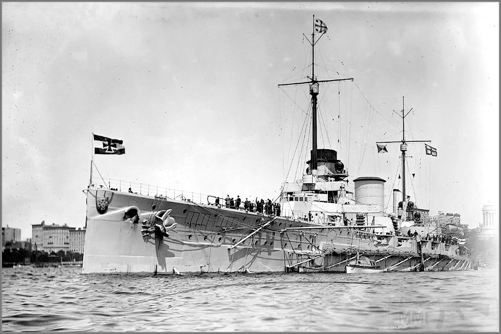 4051 - German battlecruiser SMS Moltke in New York, June 1912