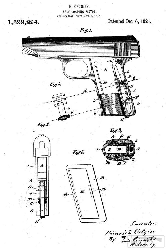 43898 - Пистолет Ортгис (Ortgies pistol).