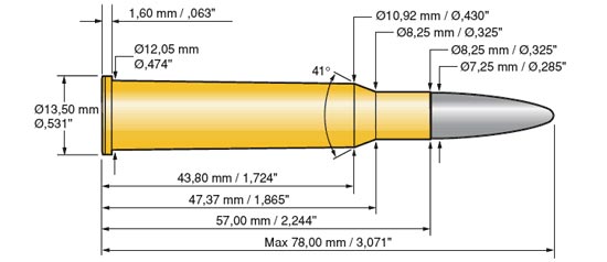 4544 - Патрон 7x57R Черт:еж