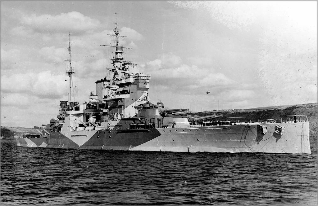 4638 - HMS Queen Elizabeth in 1943