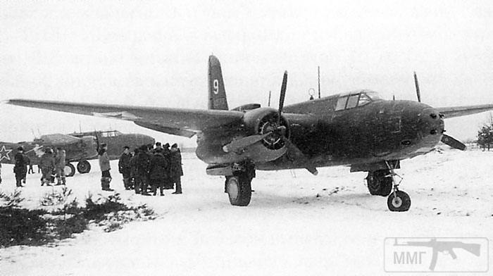 60195 - Советские авиаторы на самолетах Ленд-лиза