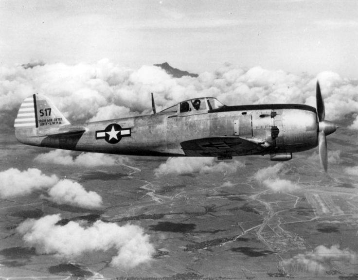6880 - Captured by Americans Japanese fighter Ki-84 "Hayate" in flight over Brisbane
