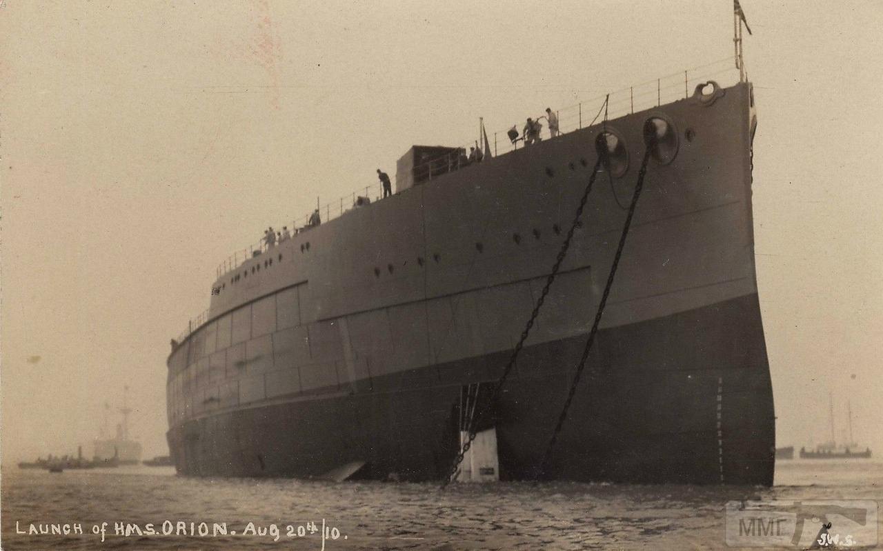 79735 - HMS Orion после спуска на воду, 1910 г.