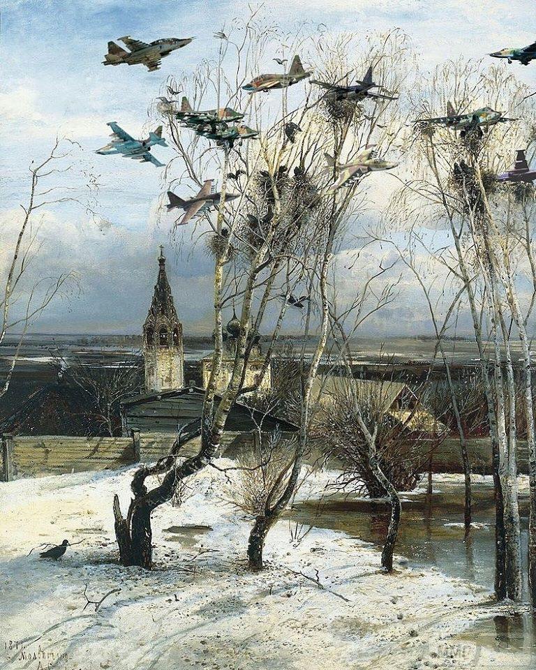 93490 - Художественные картины на авиационную тематику